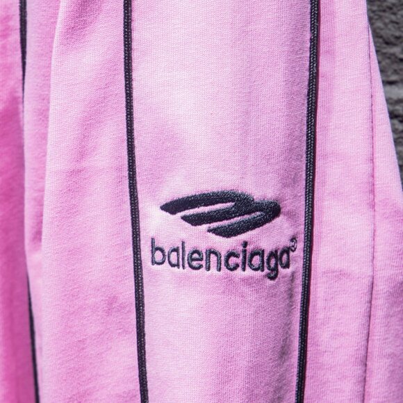 Balenciaga pink long-sleeved T-shirt - Picture 6 of 8